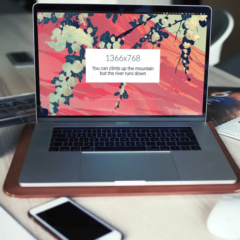 Imac sur table de face